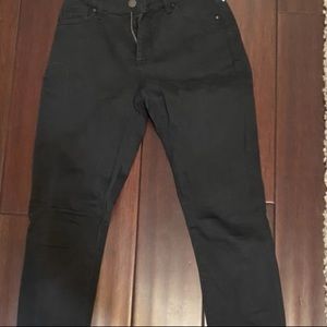 Topshop black Leigh jeans